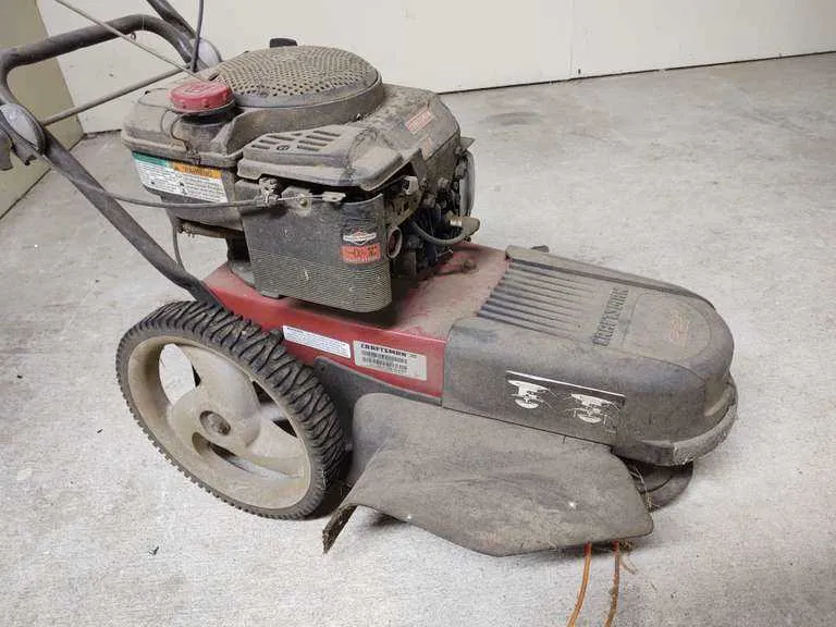 craftsman walk behind trimmer belt diagram