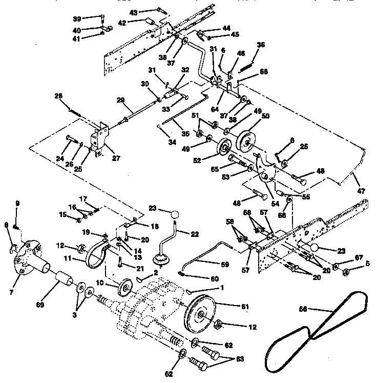 Craftsman GT6000 Drive Belt Diagram and Installation Guide
