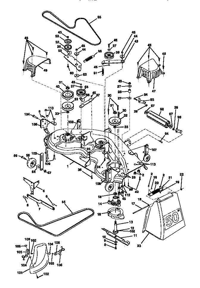 craftsman t240 belt diagram