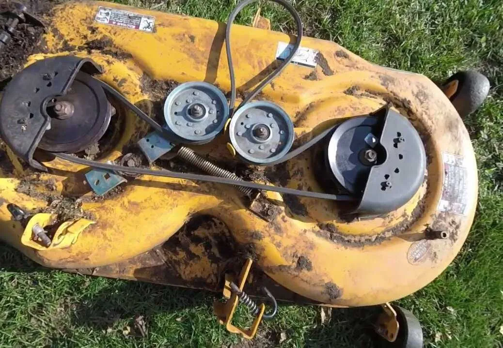 cub cadet lt1018 deck belt diagram