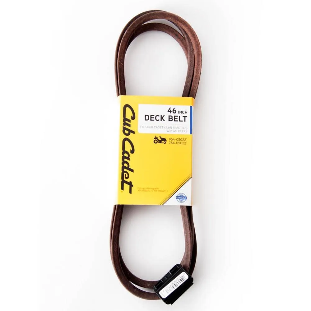 cub cadet zt1 50 deck belt diagram