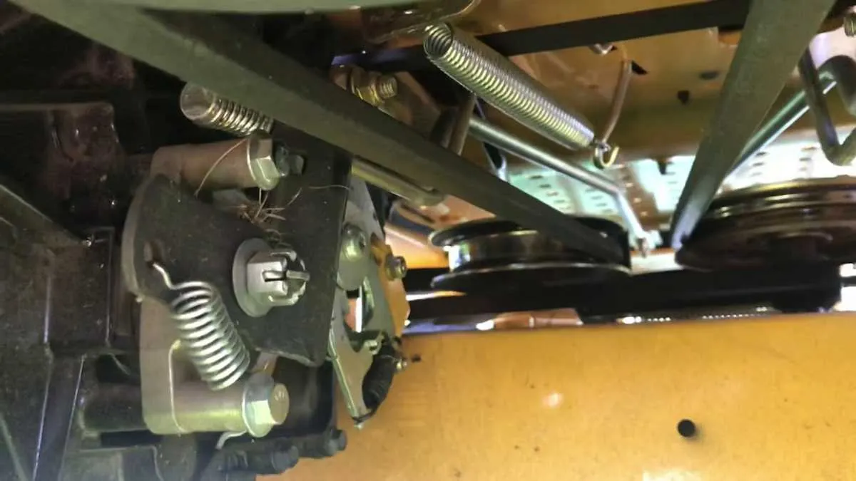 cub cadet zt1 drive belt tension spring diagram pdf