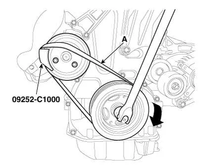 2014 kia optima 2.4 belt diagram