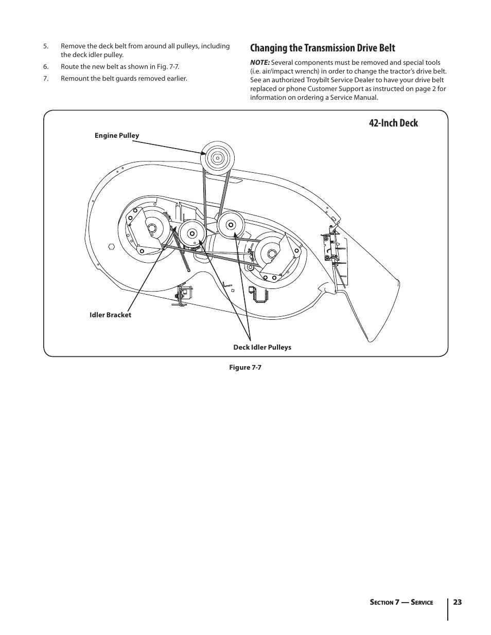 troy bilt pony 42 deck belt diagram troy bilt pony 42 deck belt diagram