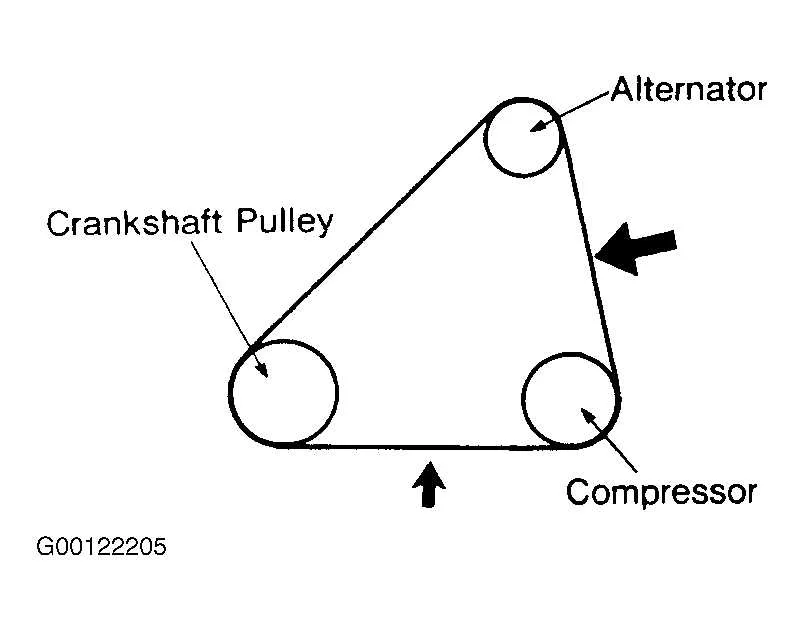 2013 toyota sienna serpentine belt diagram