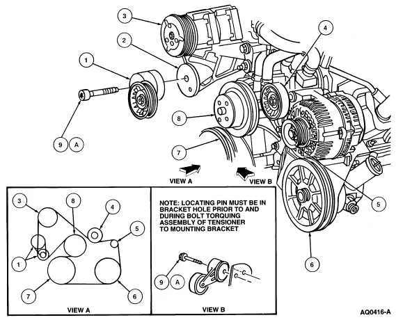 6.7 ford belt diagram