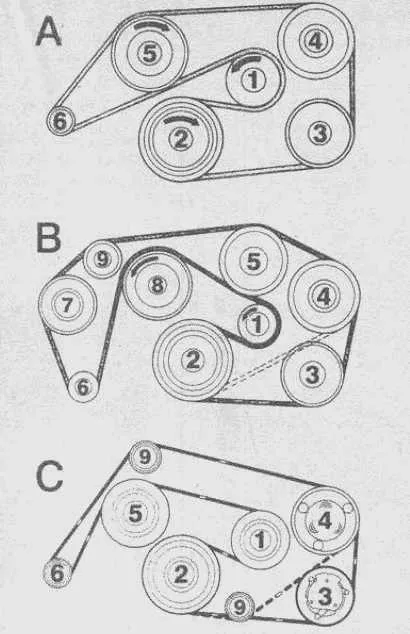 2006 mercedes c230 belt diagram