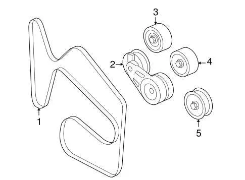 2006 buick lucerne 3.8 belt diagram