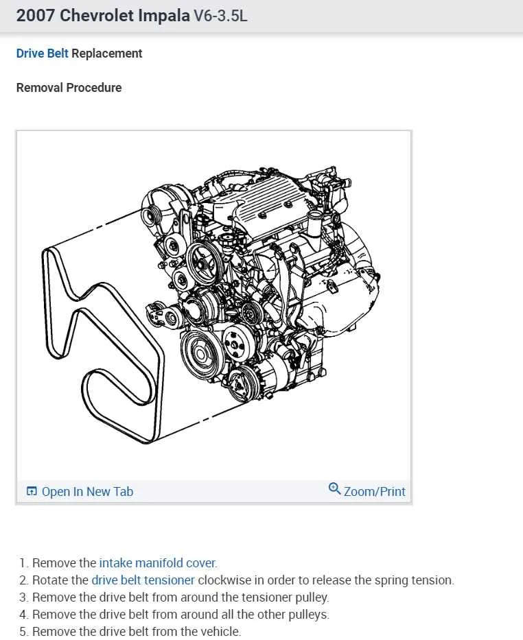 2013 impala 3.6 belt diagram