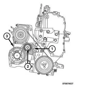 2013 dodge journey serpentine belt diagram