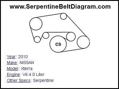 2011 nissan sentra serpentine belt diagram