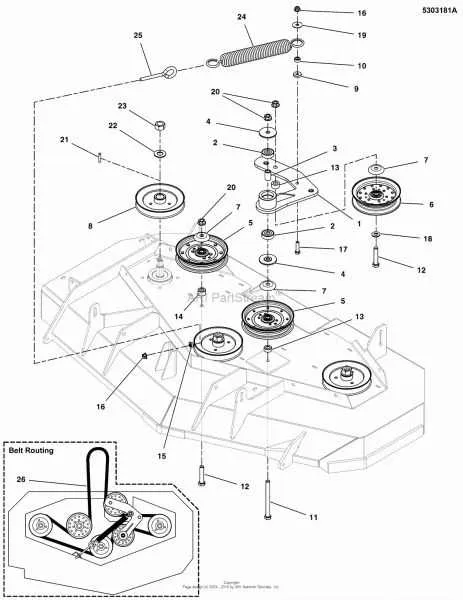 ferris is700z deck belt diagram