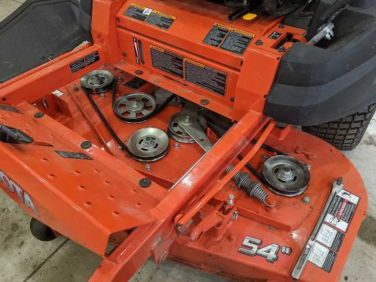 kubota z421 drive belt diagram