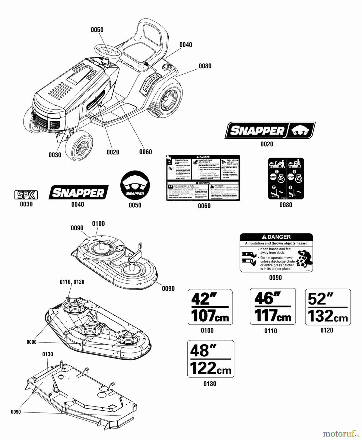 snapper 360z drive belt diagram