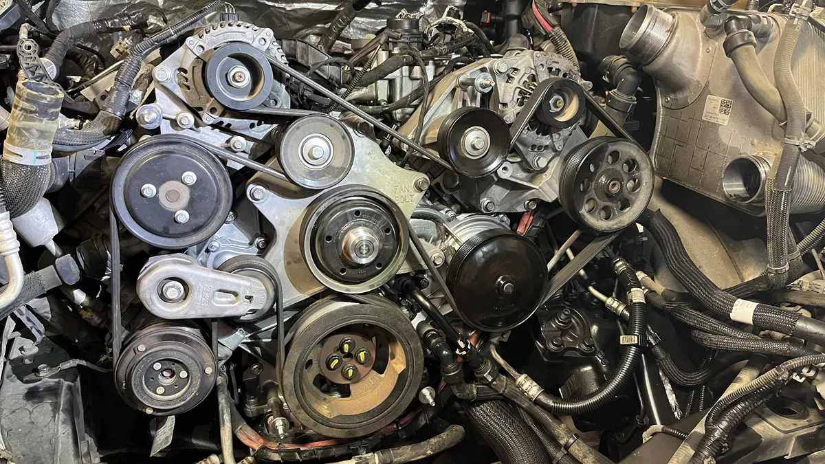 2014 6.7 powerstroke belt diagram