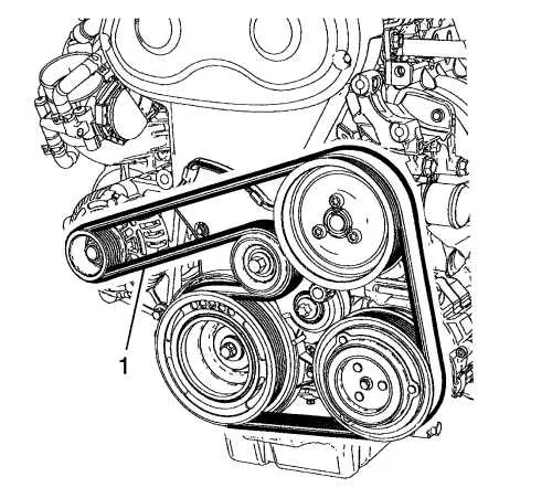 2013 malibu belt diagram