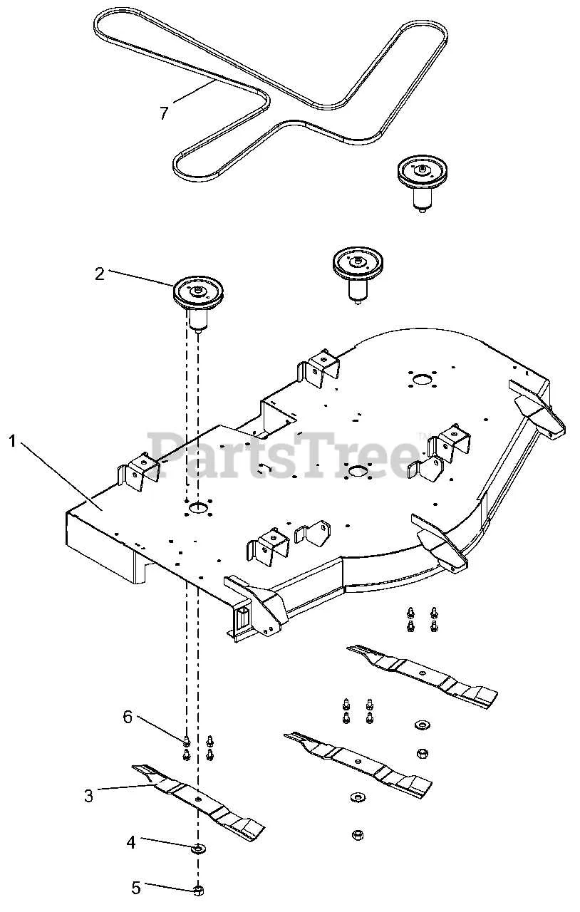 gravely zt xl 52 belt diagram