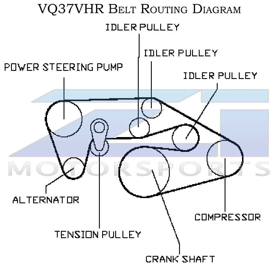 g35 belt diagram