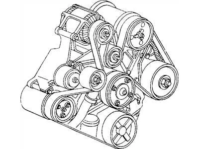 2004 dodge ram 5.7 belt diagram