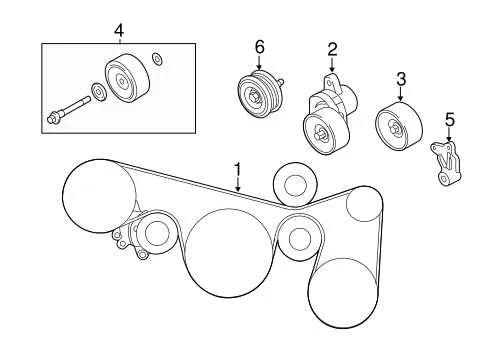 2013 nissan maxima serpentine belt diagram