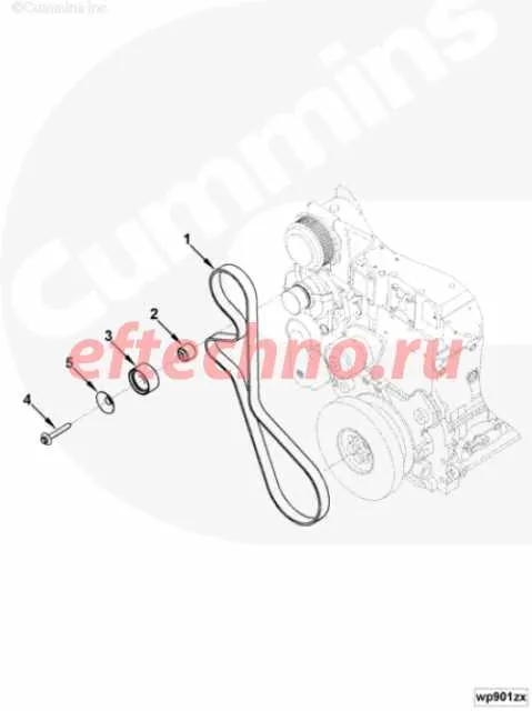 cummins isb 6.7 belt diagram