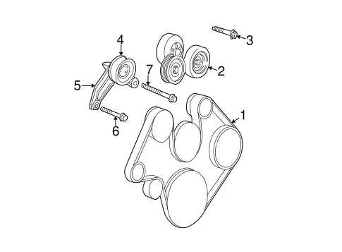 2008 jeep liberty 3.7 belt diagram