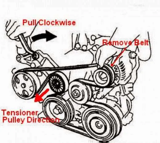 03 Toyota Corolla Serpentine Belt