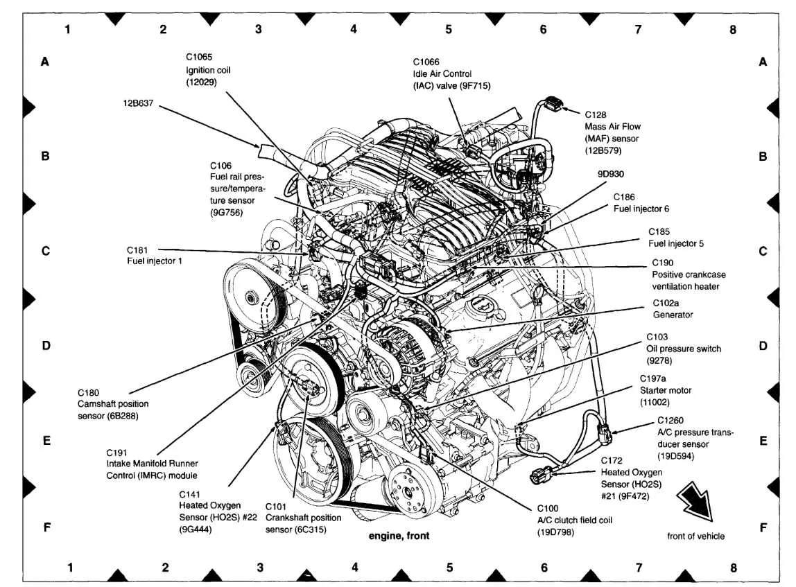2005 Ford Escape 3 0 Serpentine Belt Diagramnull