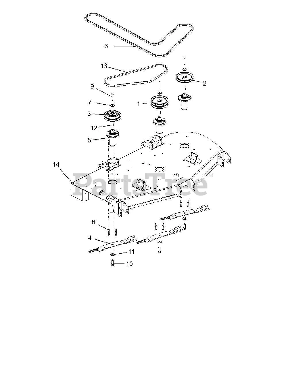 gravely zero turn drive belt diagram