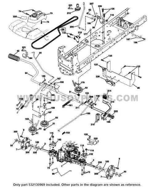 husqvarna riding lawn mower belt diagram
