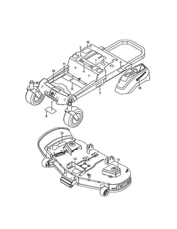 husqvarna z248f deck belt diagram