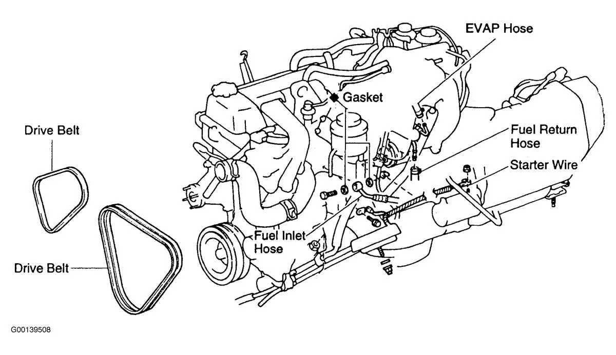 2005 toyota corolla belt diagram 2005 toyota corolla belt diagram