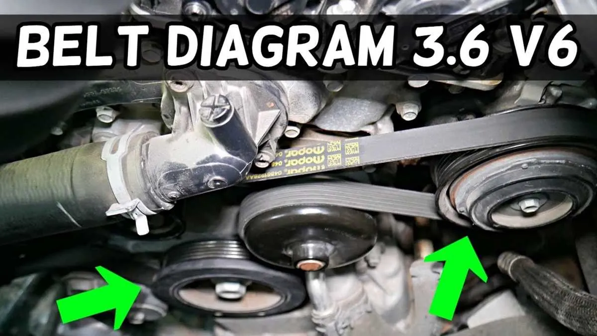 2016 ram 5.7 belt diagram