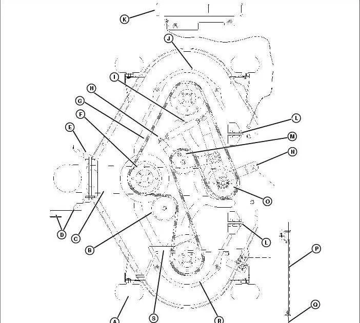 john deere 180 belt diagram