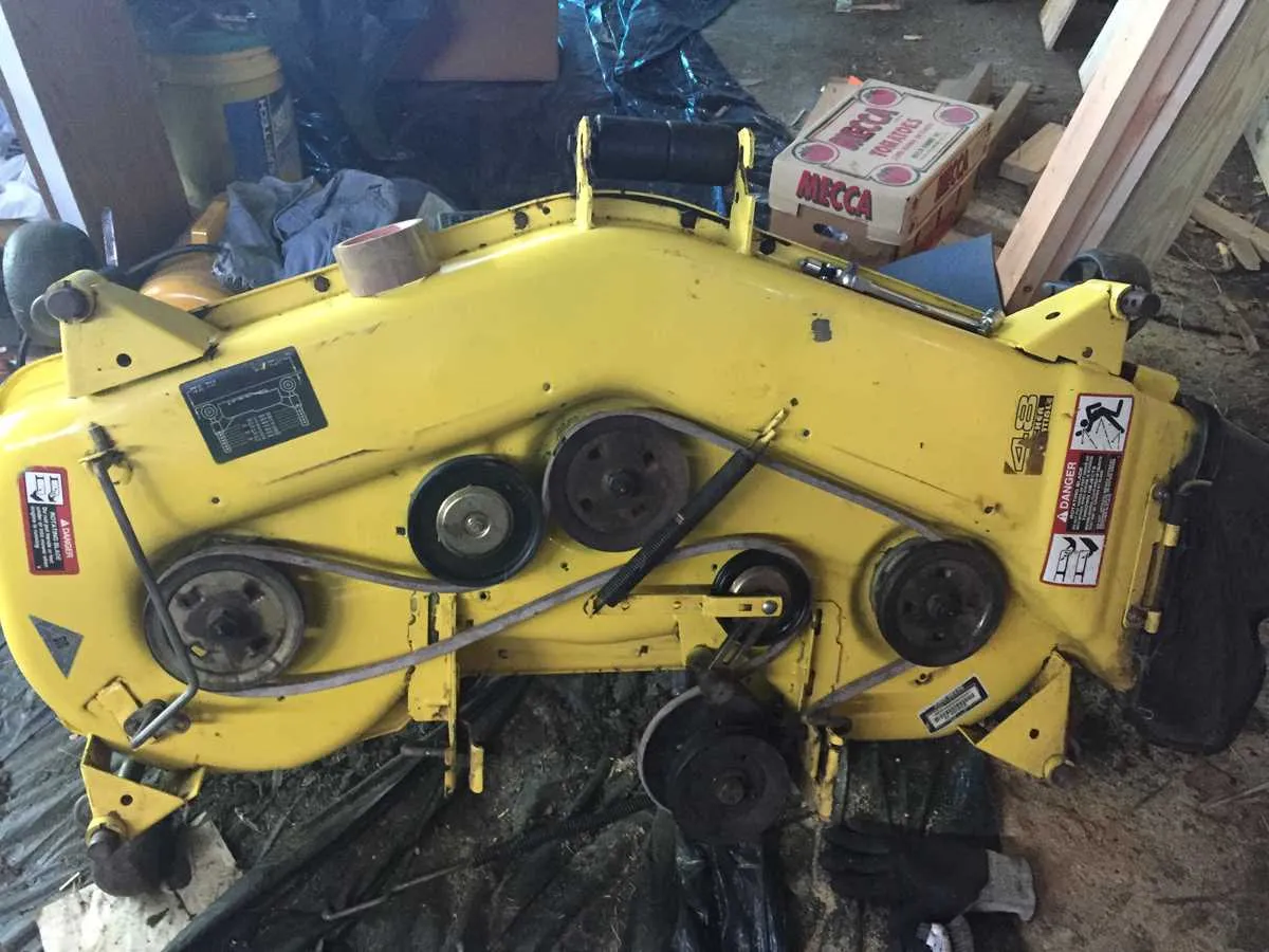 john deere 345 54 deck belt diagram
