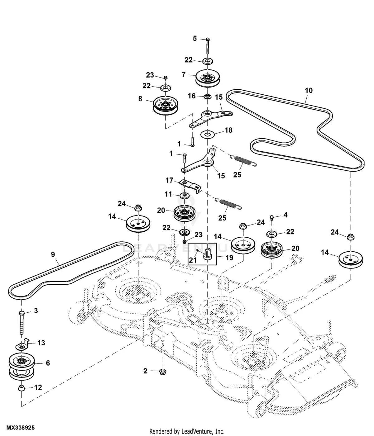 john deere 54 mower deck belt diagram john deere 54 mower deck belt diagram