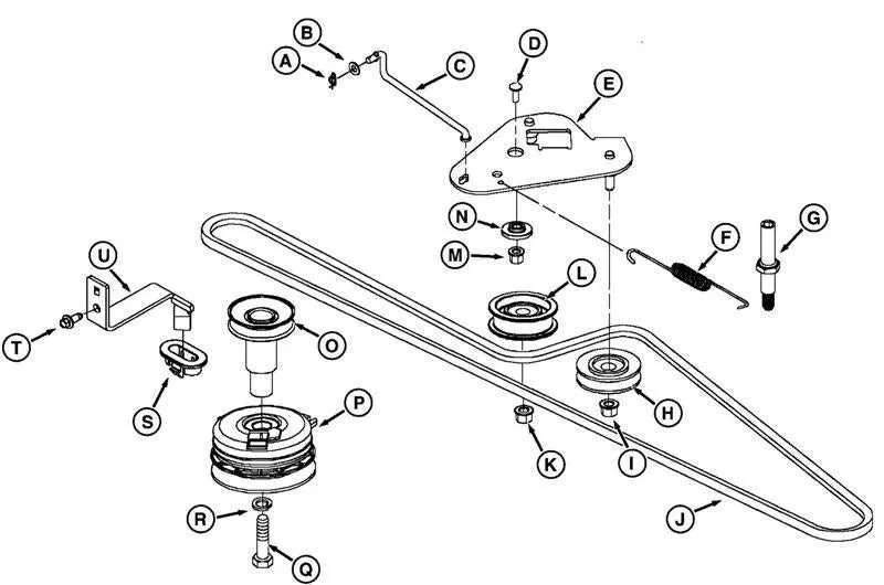 john deere d170 belt diagram