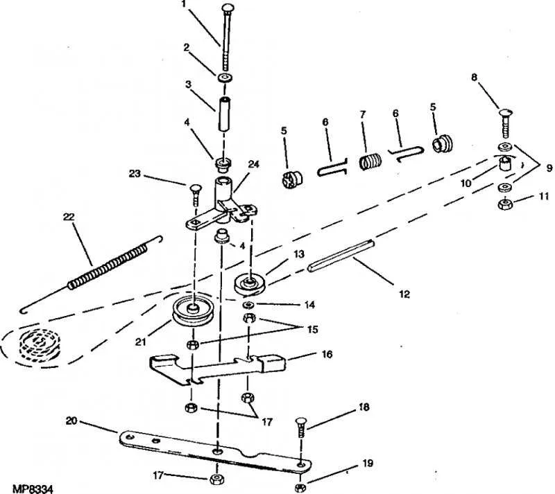 john deere hydro 175 belt diagram