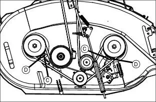 john deere la135 belt diagram