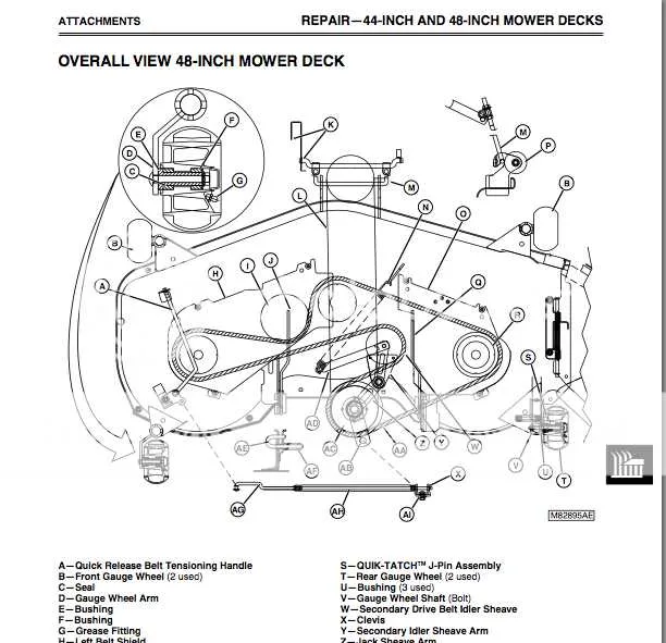 john deere power flow belt diagram
