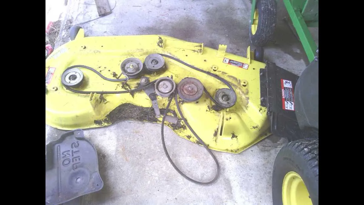 john deere z445 54 inch deck belt diagram