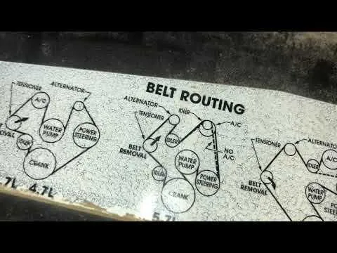 2014 6.7 cummins belt diagram
