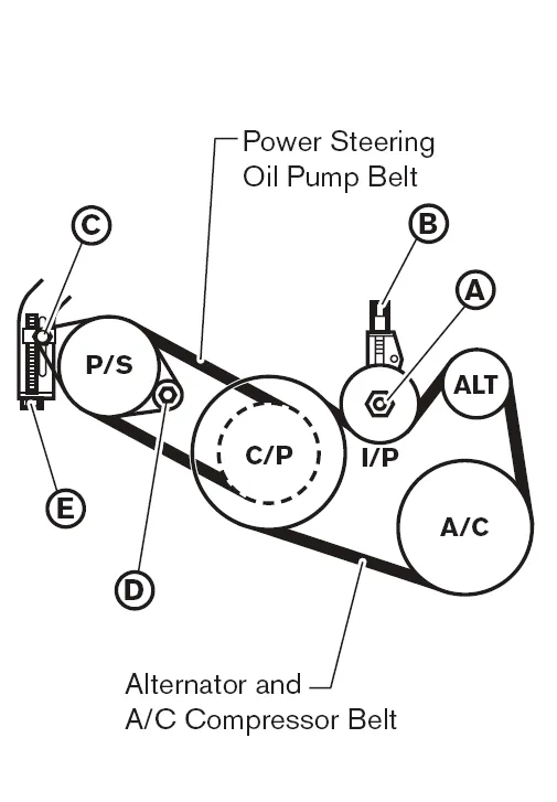 2010 nissan murano belt diagram