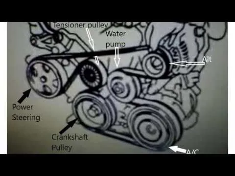 07 toyota camry belt diagram