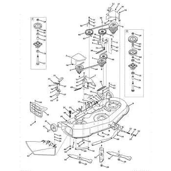yard man 46 inch deck belt diagram
