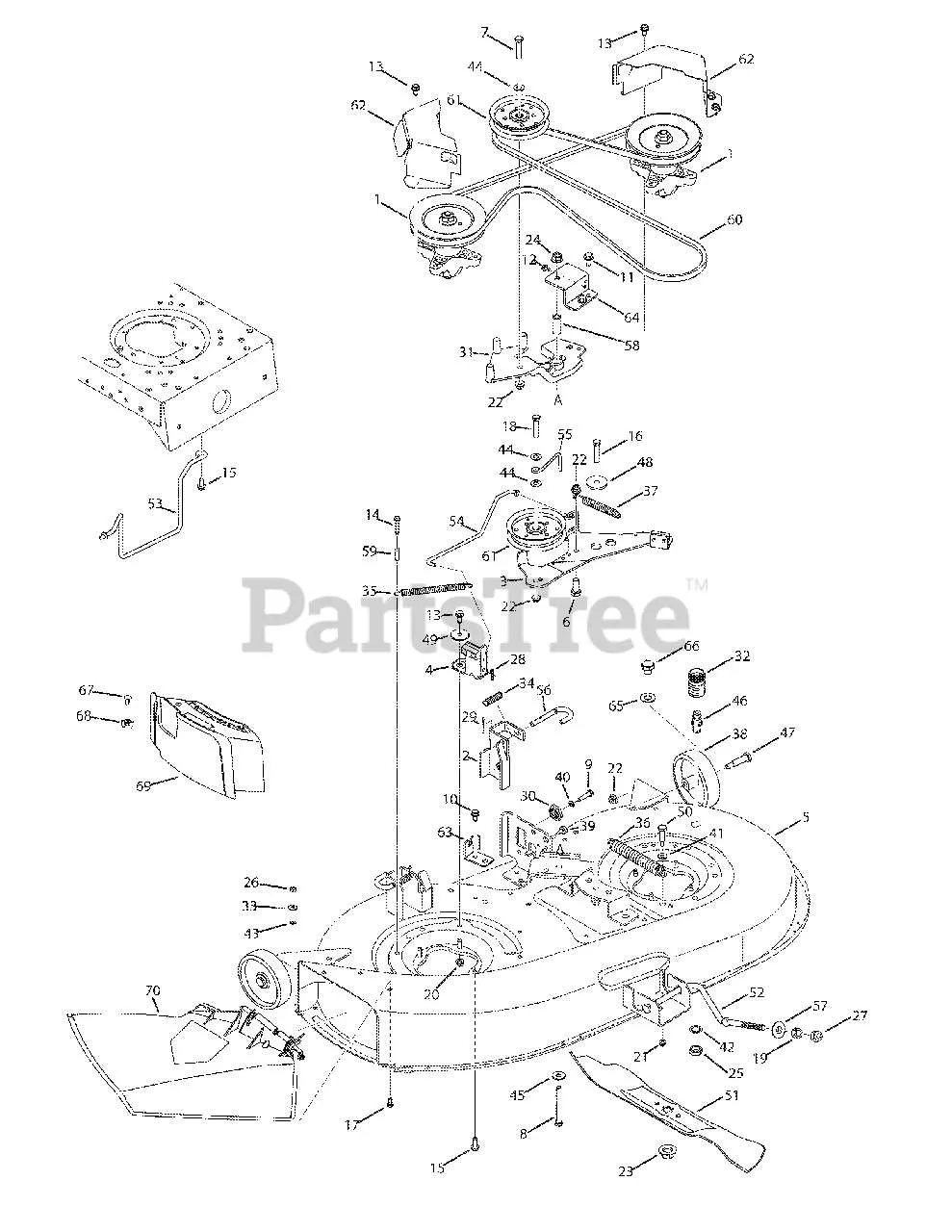 troy bilt 50 inch deck belt diagram troy bilt 50 inch deck belt diagram