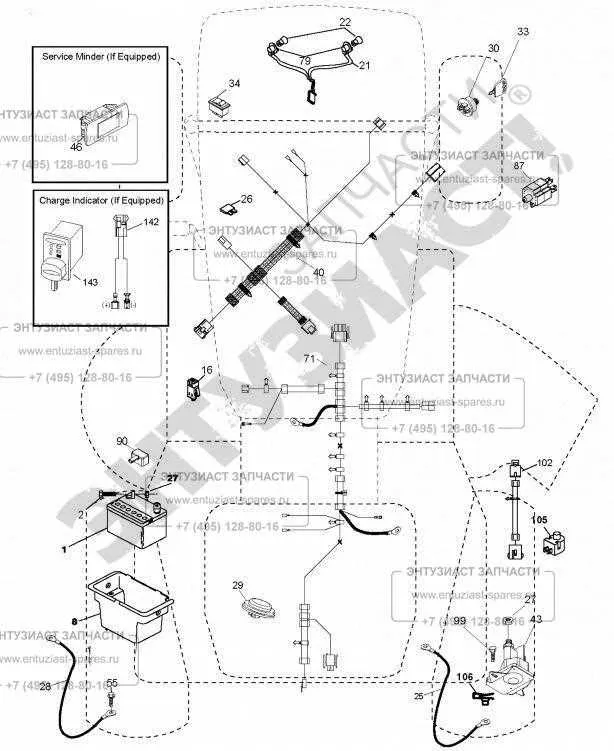 husqvarna yth18542 drive belt diagram