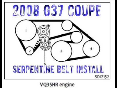 2011 infiniti g37 serpentine belt diagram