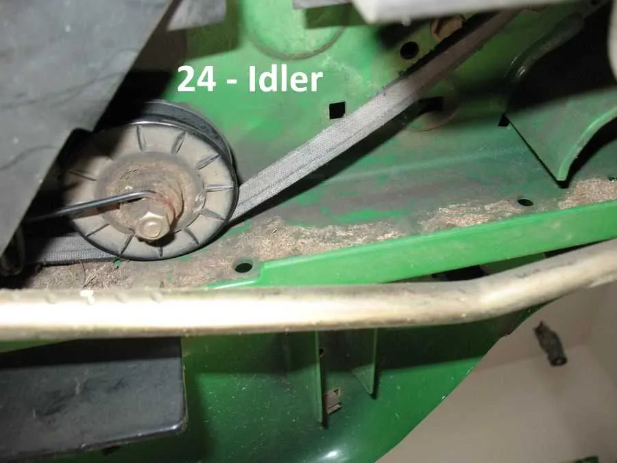 lt155 drive belt diagram