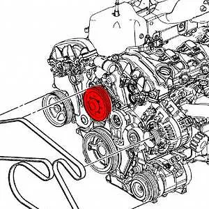 2008 saturn outlook 3.6 serpentine belt diagram